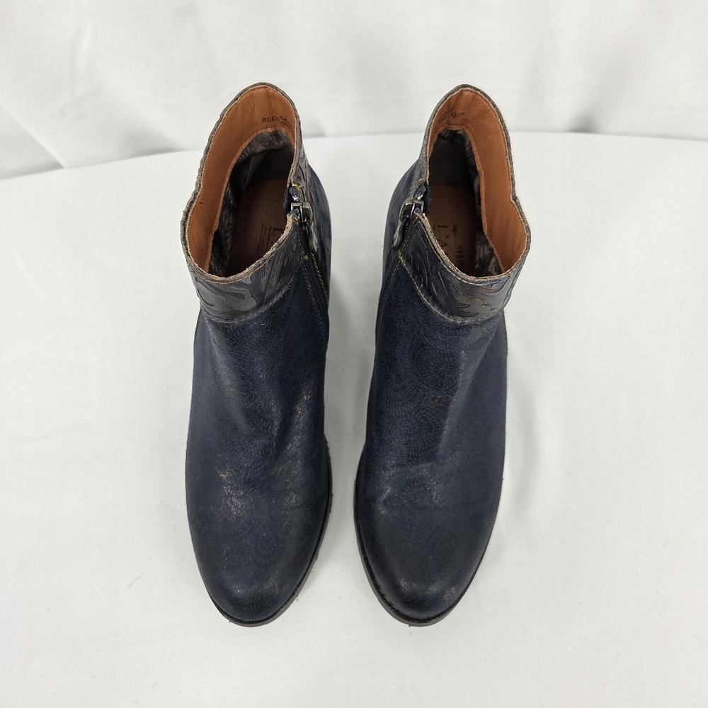 L'ARTISTE Bestlove Boots Navy Multi Women's EU 40 - Picture 4 of 11